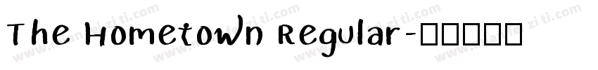 The Hometown Regular字体转换